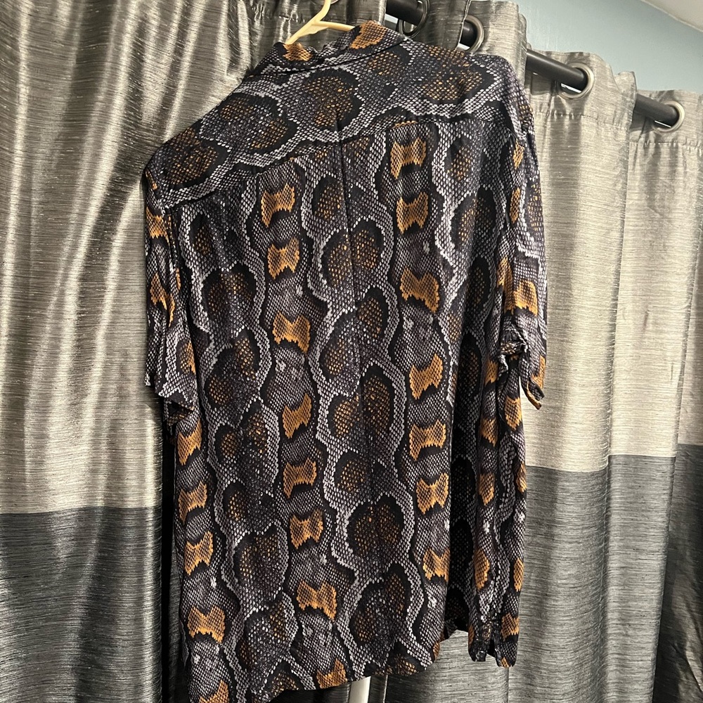 All saints button up shirt size large worn once